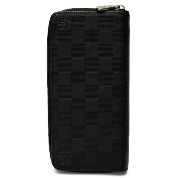 Louis Vuitton Zippy Wallet Vertical N63548 Damier Infinie Noir (Black) S-158507